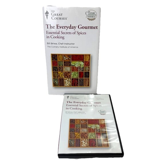 Great Courses Everyday Gourmet Essential Secrets of Spices in Cooking Book + DVD - Picture 1 of 4